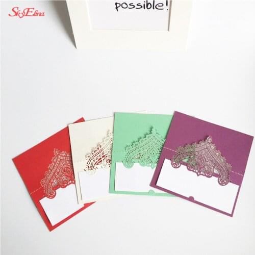 Wedding Decorations Party Table Name wedding place cards Supplies Seating Decoration Guest Place Cards 6Z 10/50/100pcs