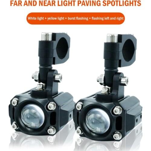 LED Scooters Spot Motorcycles Headlight White Super Bright Working Spot Light Motorbike Fog Lamp