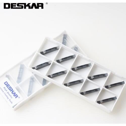 10PCS DESKAR MGGN150-JM MGGN200-JM MGMN200-T MGGN300-JM MGGN400-JM LF6008 Hard Alloy Inserts CNC Lathe Cutter Turning Tools