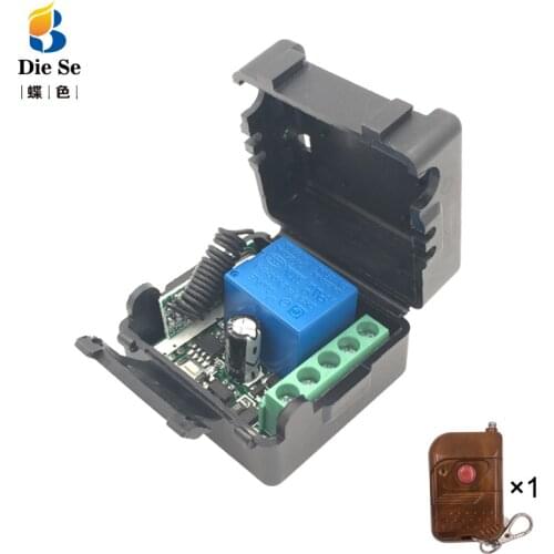 Universal Wireless Remote Control DC12V 1CH garage control 433MHz Switch 1 Button Remote Control Gate Garage opener