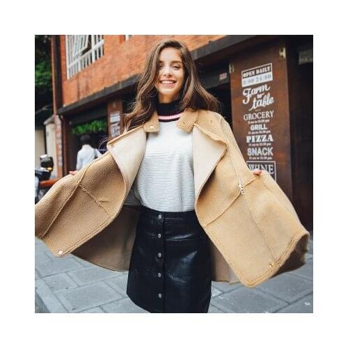 Brand New European 2020 Winter Vests Women Woolen Velvet cloak Waistcoat Female Fashion Womens Clothing Outwaer LX1246 's