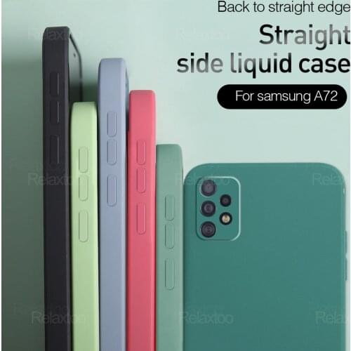 Liquid Silicone Matte Sofe Case Cover For Samsung A72 A52 A42 A32 A12 A50 A 71 51 41 A S M 30 21 11 20 01 FE Core Ultral Plus