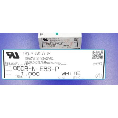 05DR-N-E6S-P white color Connectors terminals housing 100% new and original parts