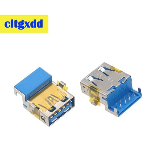 Cltgxdd 2-10pcs USB 3.0 Jack Data Port Connector For Laptops Lenovo E49L K29 K49 K49A G480 G480A G580 G580A Female Socket