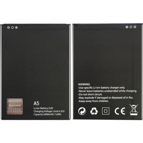 Battery 2000 MAH For Blackview A5 A 5 Bateria