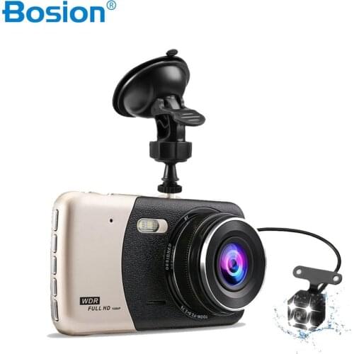 Bosion 4 Inch Full HD 1080P Car Driving Recorder HD 1080P Car Vehicle DVR EDR Dashcam Rearview Functions Dash Cam