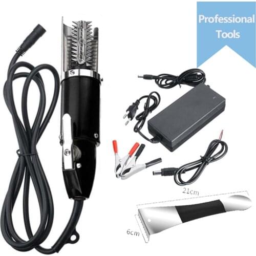 Electric Fish Scaling Machine Scalers 120W Waterproof Scraper Clean Easy Scale for Fish Stripper Remover Cleaner Tool 2021
