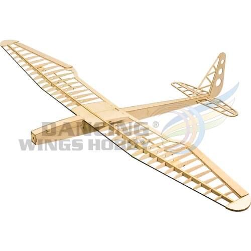 RC Glider Plane Sunbird Airplane Toy 1.6M Laser Cut Balsa Wood Airplane Gliders Model Building Kit 4CH Remote Control Aeroplane
