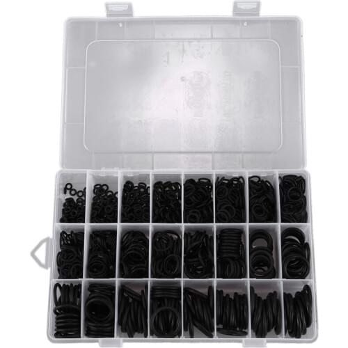 1200Pcs NBR Seal Ring Kit Thickness 1.5mm 2.4mm 3.1mm Nitrile NBR O-Ring Gasket Sealing Ring