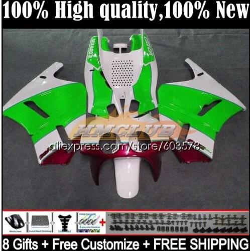 Body For HONDA VFR400 R V4 VFR400RR RVF400R VFR400R 1987 1988 34CL.133 RVF VFR 400 R RR 400R CC NC24 87 88 Fairings Glossy green