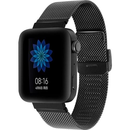 18mm Metal strap for Xiaomiwatch wristband stainless steel smart watch band for Xiao mi watch bracelet wrist band accessories