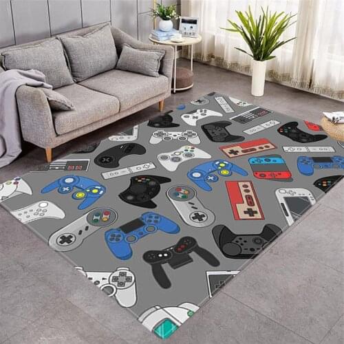 Cartoon Kids play Area Rugs Super Mario Game Character Floor Mat Home Decor Carpets for Living Room Bedroom Kids Playing Big Rug