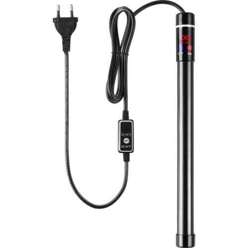 Heating Rod Aquarium Tank Heater Aquarium Control Temperature Thermostat LED Digital Display Titanium Turtle 500W