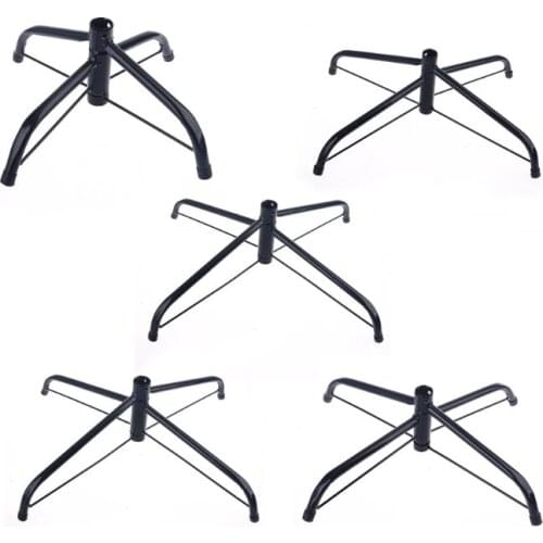 30/35/40/45/50/60 Christmas Tree Base Stand Foldable Iron Bracket Xmas Tree Bottom Support Holder Christmas Decor Parts