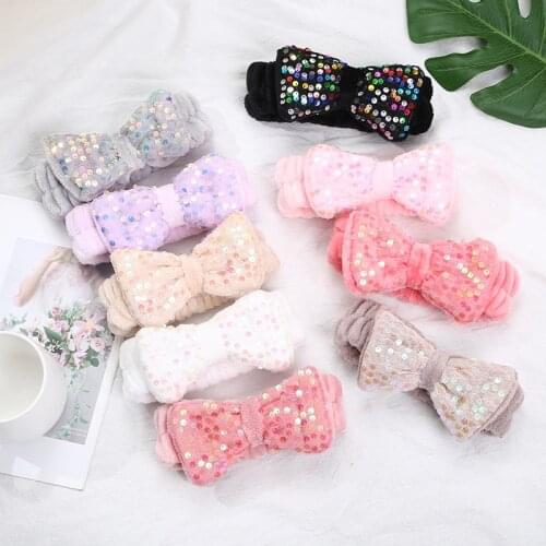 New Net Red Bow Headband Sweet and Cute Adult Headwear Student Wash Hairband Out Cute Headband Hair Accessories Headwear