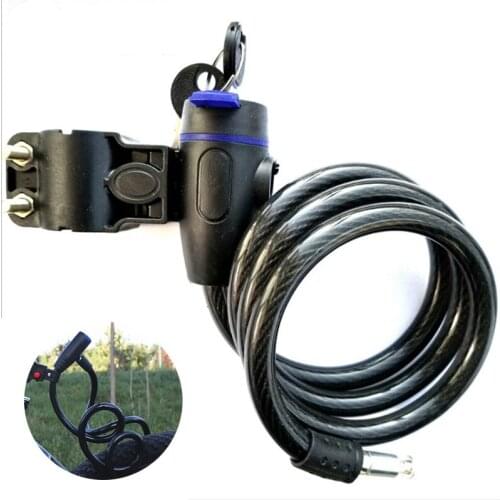 Anti-Theft Bike Bicycle Lock Stainless Steel Ring Locks For Motorcycle Mtb Bike Cycling Security Lock With Mounting Bracket