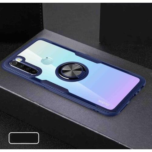 Transparent Car Holder Magnet Ring Phone Case Silicone Cover On For Xiaomi Redmi Note 8 8T Pro Note8 Note8T T Global 64/128 GB