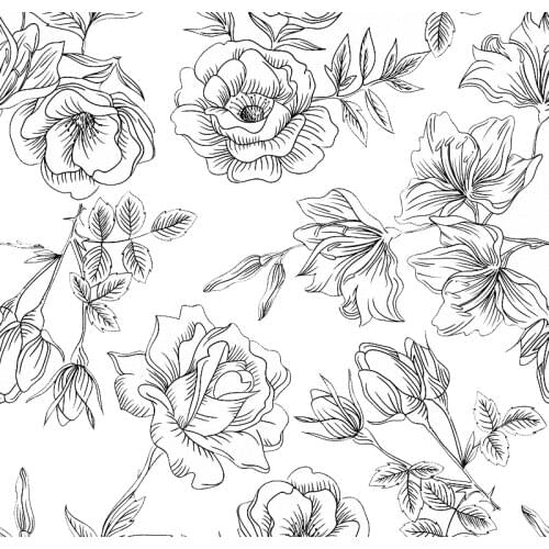 Rose bud flower background Transparent clear stamp for DIY Scrapbooking/Card Making/Kids Christmas Fun Decoration Supplies