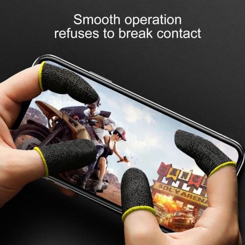 Finger Cover Game Controller Artifact For PUBG Sweat Proof Non-Scratch Sensitive Touch Screen Gaming Finger Thumb Sleeve Gloves