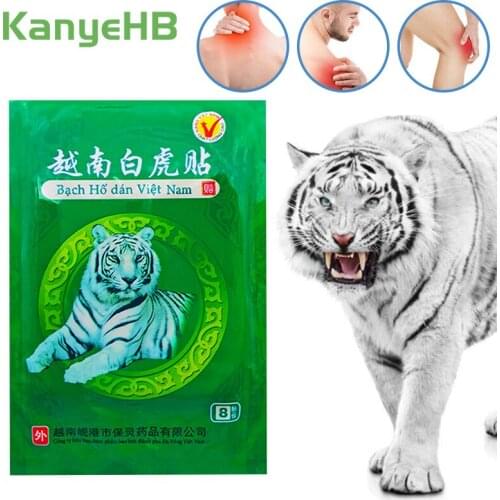 16Pcs/2bags Vietnam White Tiger Blam Pain Relief Plaster Muscle Arthritis Back Neck Shoulder Pain Patches Massage Stickers A090