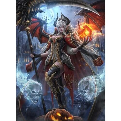 Full Square/Round Drill 5d diy Diamond Painting "cartoon Animal warrior "3D Embroidery pattern Mosaic Cross Stitch wedding decor