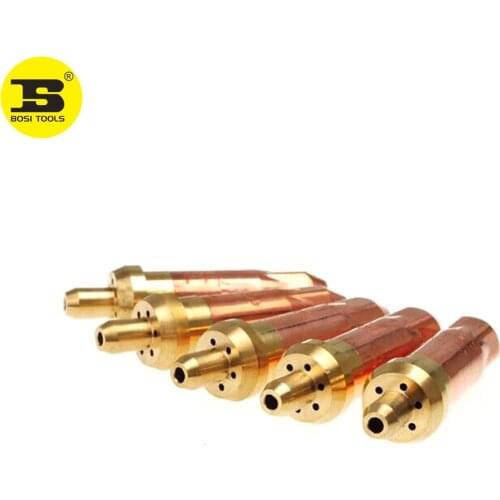 BOSI 5PC 30T/100T Cutting Torch 1#2#3# Propane Tips