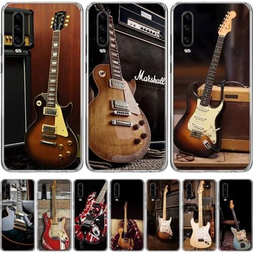 Music score Musical violin guitar Phone Case for Huawei P40 P30 P20 Mate 30 20 10 Pro P10 Lite P Smart Z + 2019 Gift Coque Cover