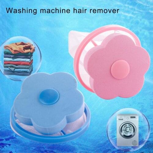 1pcs Flower for Washing Machine Float Filter Bag Laundry Ball Fur Catcher Hair Remover Catcher Filter Mesh Pouch Cleaning Balls