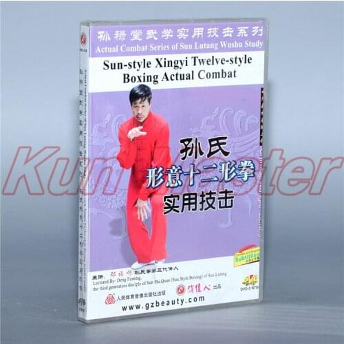 Sun-style Xingyi Twelve-style Boxing Actual Combat 1 DVD Chinese Kung fu Disc Tai chi Teaching DVD English Subtitles