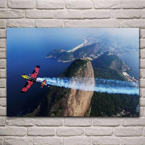 Beautiful Air show Aircraft dancer Airplane artwork living room home wall decor art print wood frame fabric poster KH301