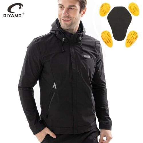 Summer Motorcycle Jacket Men Casual Sets Waterproof Motorbike Jacket Pants Breathable Motocross Jacket Hoodies with CE Protector