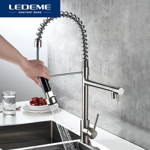 LEDEME Pull-out Kitchen Faucets