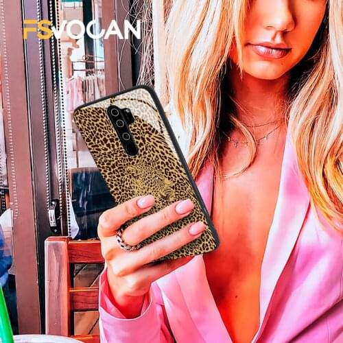 Leopard Skin Rubber Case For Xiaomi Redmi Note 10 9 8 Pro Max 8T 10S 9S 8A 9A Animal Print Silicone Phone Cover For POCO X3 NFC
