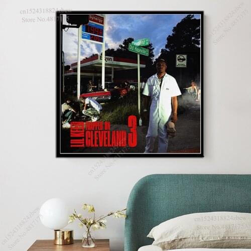 Lil Keed Poster Rapper Singer Music Album Trapped on Cleveland 3 Canvas Painting Wall Art Posters and Prints Home Decor