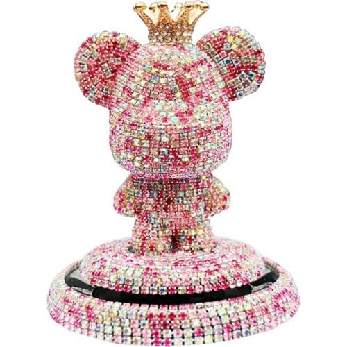 Small bear flying butterfly perfume, automotive display, vehicle mounted instrument panel, car interior decoration