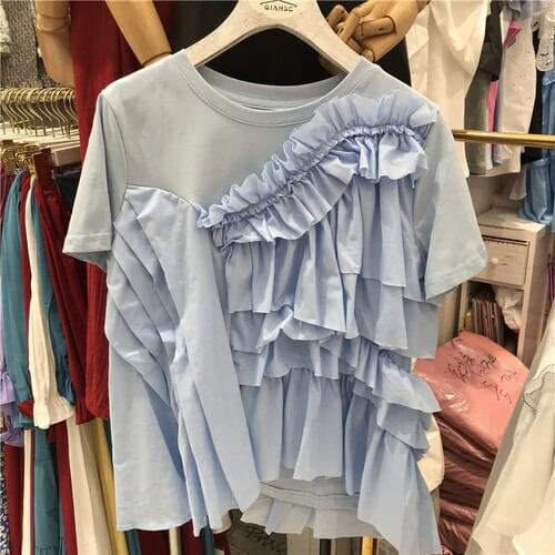 MIUXIMAO Women's Short T-shirts