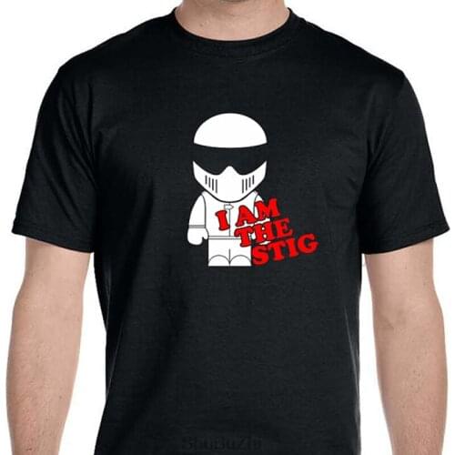 I Am The Stig Top Gear Automotive Tv Show - T-Shirt cotton men fashion brand teeshirts new clothes male
