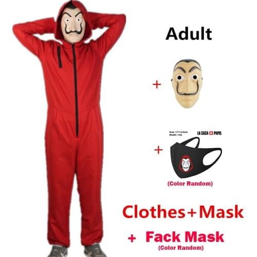 Salvador Dali Cosplay La Casa De Papel Costume Child Adult Man Woman Halloween cosplay Costume