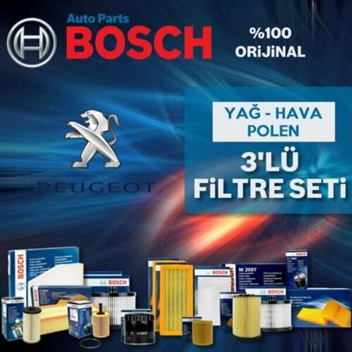 For Peugeot 206 1.4 Bosch Filter Care Set 1998-2009
