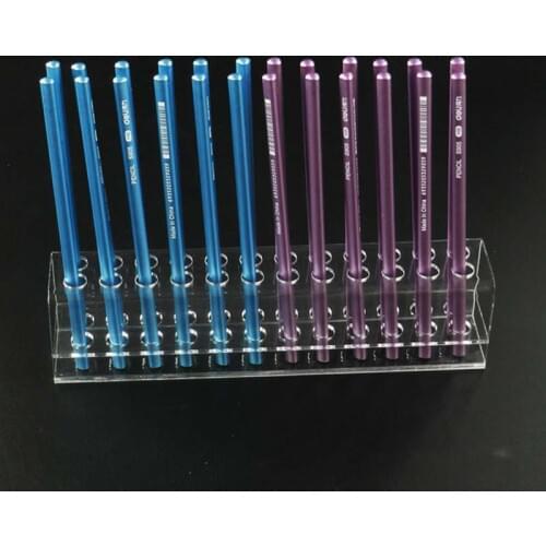 New Acrylic Pen Pencil Stand Holder Makeup Cosmetic Brush Storage Organizer Rack Eyebrow pencil Jewelry Display Frame