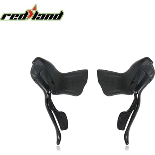 Dubbele Triple 2x7 2x8 2x9 2x10 Speed Shifter Fiets Dual Control Hevels Racefiets Versnellingspook Derailleur