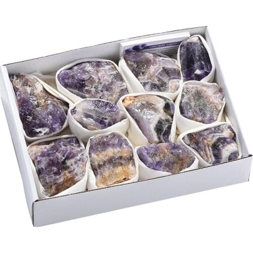 Rare Combination Of White Crystal And Amethyst Stone Organic Material Mineral Quartz Dog Teeth Amethyst Specimen DropShipping