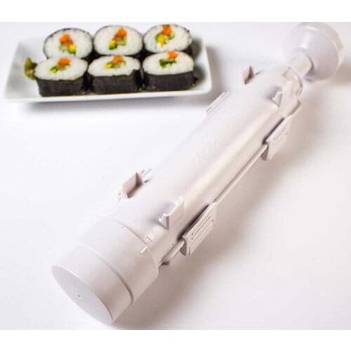 DIY Sushi Maker Kitchen Sushi Tool Making Machine Roller Rice Mold Sushi Bazooka Vegetable Meat Rolling Kitchen Gadgets Machine