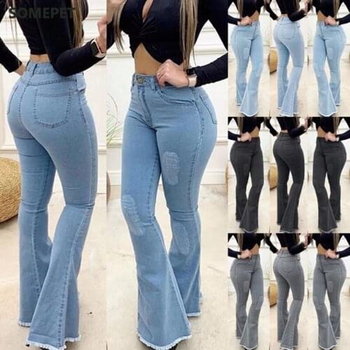 Женские джинсы клеш Somepet China At AliExpress