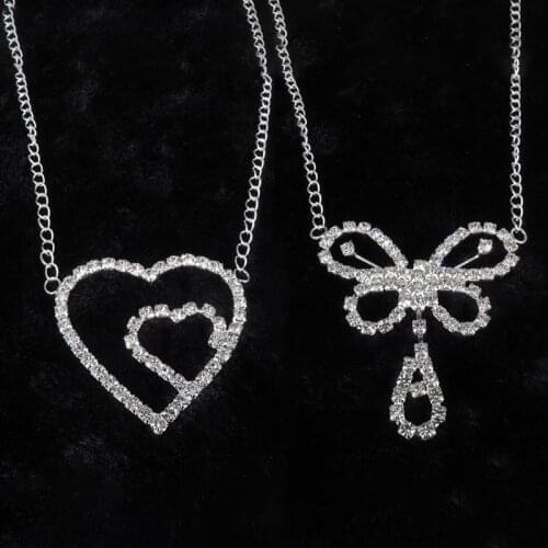 1Pcs for Women Body Jewelry Sexy Alloy Fashion Accessories Silver Dance Body Decor Waist Chain Heart/Butterfly