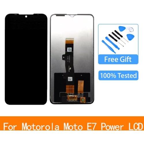 For Motorola Moto XT2097 lcd with frame display touch screen digitizer For Moto E7 Power Lcd