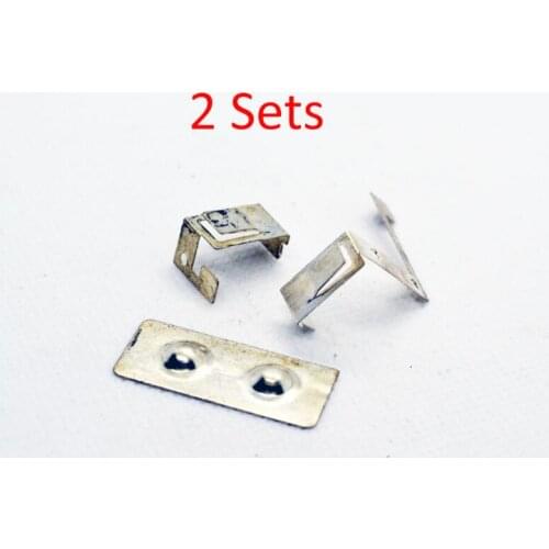 2 Sets C3013 Silver Plated Switch Type 3 S-NBT Chassis Dedicated Battery Terminal for Mini Tricycle Model