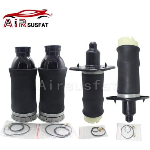 4pcs Front + Rear Air Sleeve Bellow Air Suspension Shock Spring Bag For Audi A6 4B C5 Allroad 4Z7616051D 4Z7616051 4Z7616052