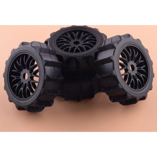 4pcs Hex 17mm Snow Sand Master Paddles Wheel Tires Fit For RC 1/8 Off Road Buggy Accessory High Quality