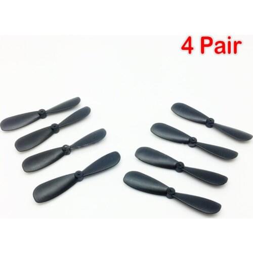 8pcs Propeller Props Blade for 0.8mm 46mm Mini RC Drone Hand Thrown Aircraft Propellers Spare Parts Accessories Component